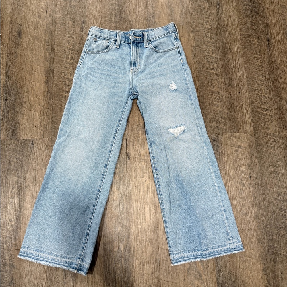 Old Navy Light Blue Wide Leg Jeans